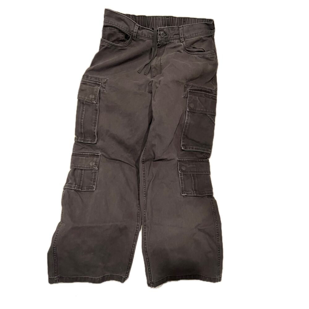 Lckr Ultra Baggy Brown Cargo Jeans 32x28